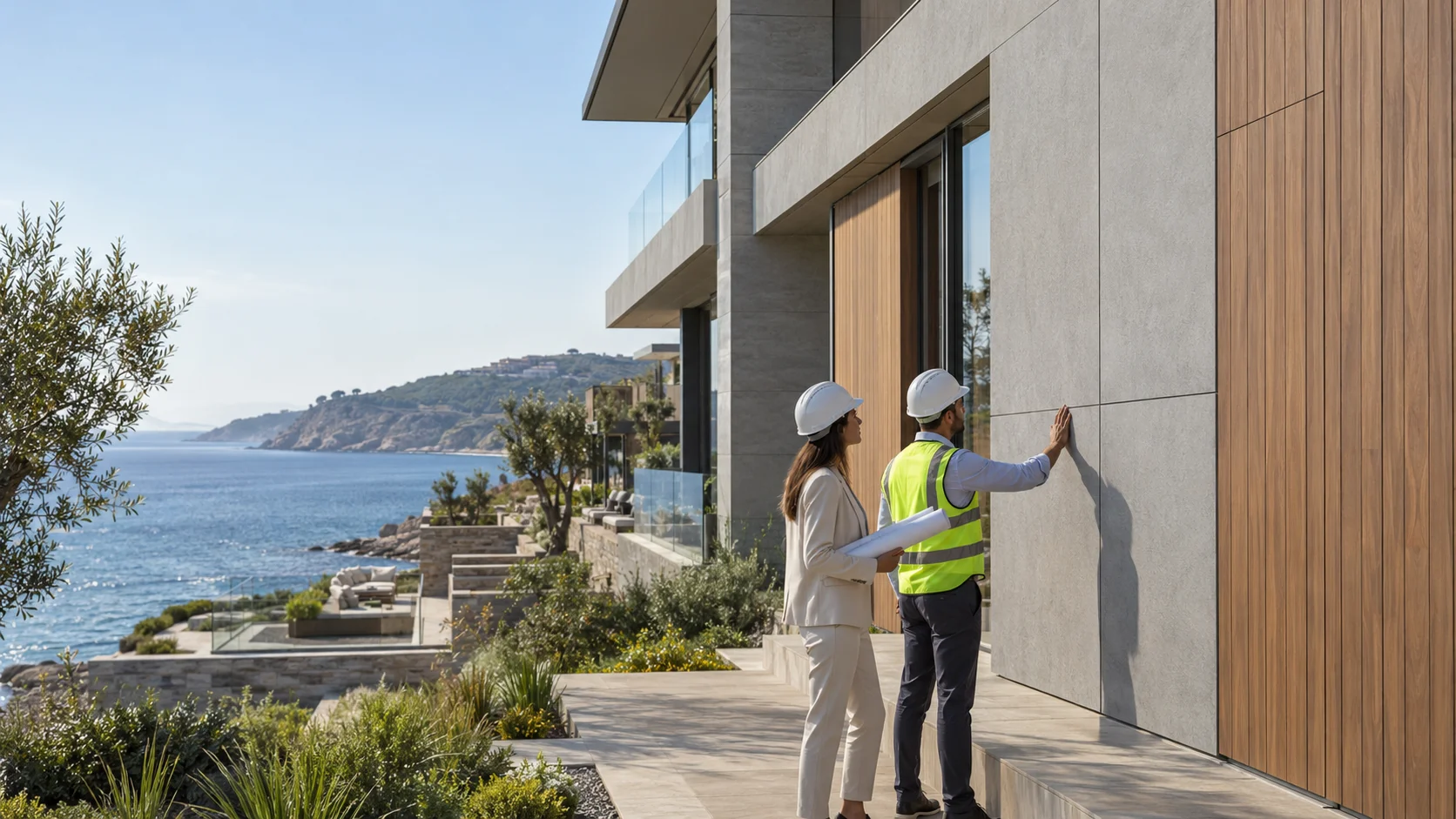 Ticari Yapı cephelerinde Farklı Fibercement Dokuları Nasıl Birlikte Kullanılır?