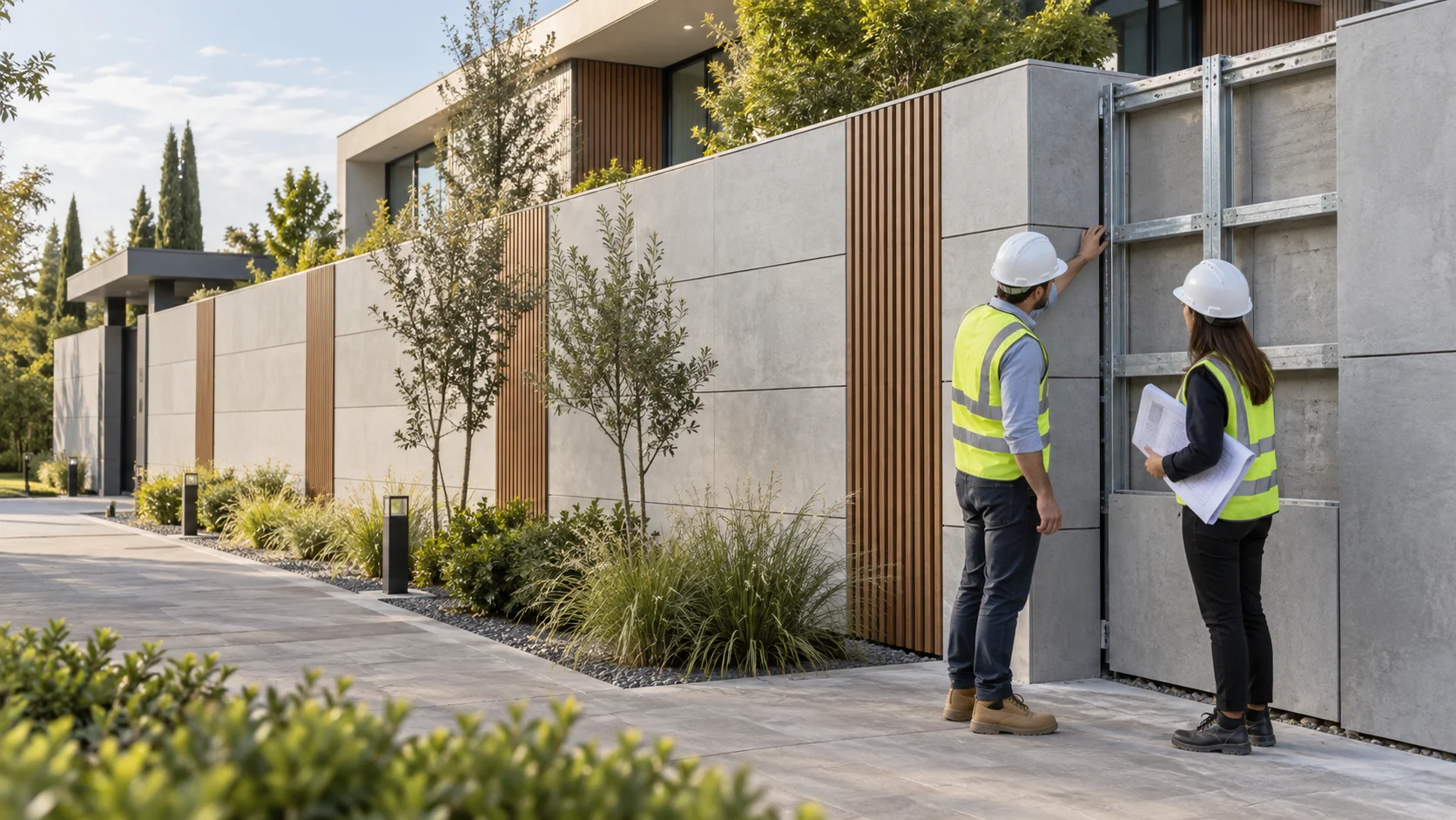 Fibercement Bahçe Duvarı ve Çit Kaplaması Nasıl Yapılır?