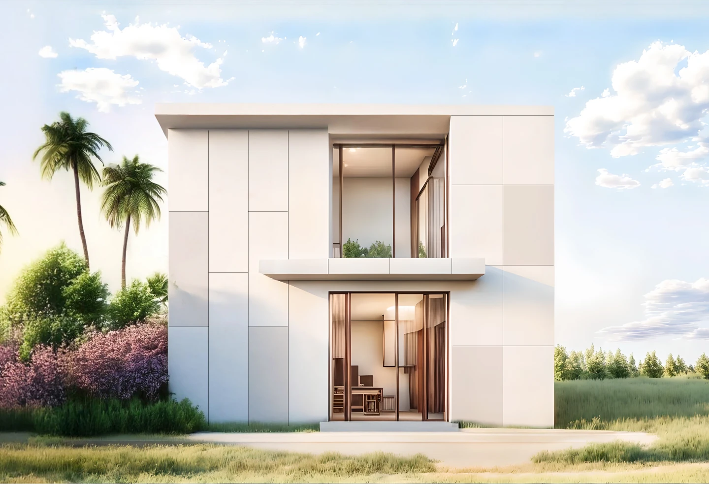 Ekobord Mono Plain Surface Fiber Cement Board Genel Görünüm
